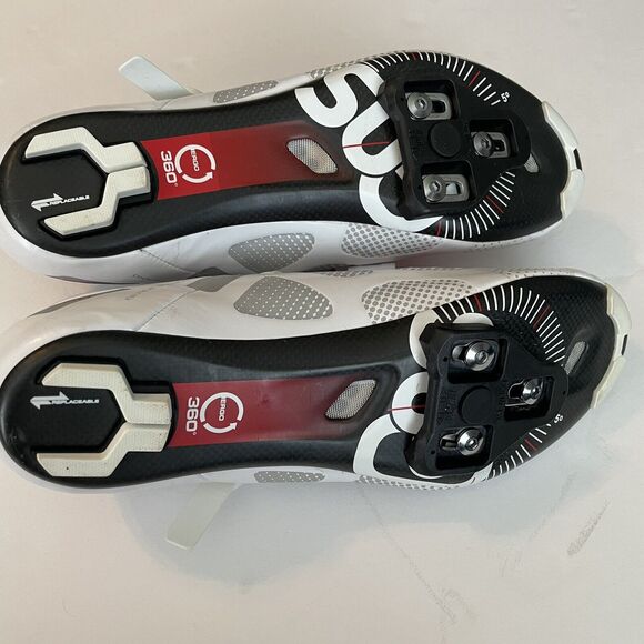 Suplest Supzero Sz 44.5 (US 11.5) Carbon Racing Cycling Road Shoe White 3-bolt - Picture 2 of 16